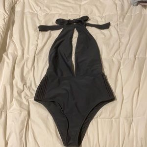 rip curl halter one piece swim suit